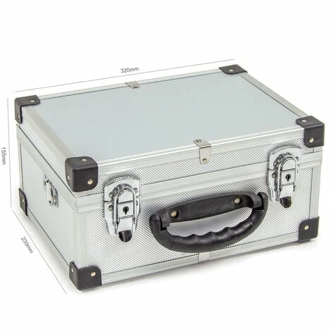 Wolf 320mm Silver Aluminium Storage Case 4 Wolf 320mm Silver Aluminium Storage Case - Image 4