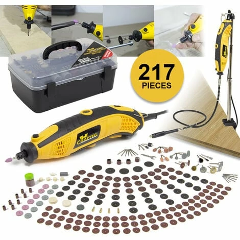Wolf 170W Crafter Ultimate Rotary Multi Tool & 217pc Accessories 1 Wolf 170W Crafter Ultimate Rotary Multi Tool & 217pc Accessories