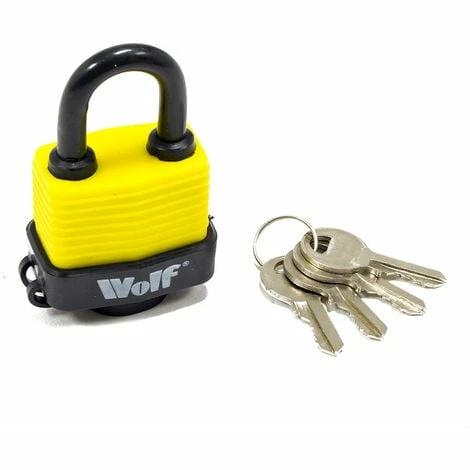 Wolf Security Heavy Duty Padlocks - Pack Of 5 Assorted Sizes 3 Wolf Security Heavy Duty Padlocks - Pack Of 5 Assorted Sizes - Image 3