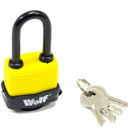 Wolf Security Heavy Duty Padlocks - Pack Of 5 Assorted Sizes 4 Wolf Security Heavy Duty Padlocks - Pack Of 5 Assorted Sizes - Image 4