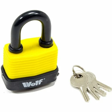 Wolf Security Heavy Duty Padlocks - Pack Of 5 Assorted Sizes 5 Wolf Security Heavy Duty Padlocks - Pack Of 5 Assorted Sizes - Image 5