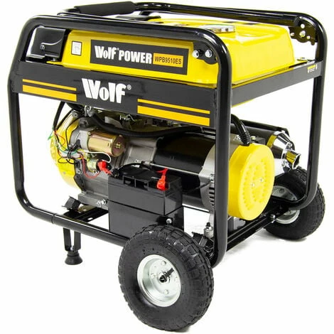 Wolf Petrol Generator WPB9510ES 7500w 9.4KVA 17HP Electric Start 2 Wolf Petrol Generator WPB9510ES 7500w 9.4KVA 17HP Electric Start - Image 2