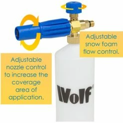 Formula Wolf 500 Petrol Pressure Washer, Curved Lance, Turbo Nozzle, Patio Cleaner, Oil & Snow Foam Kit -WOLF Shop 54309160 5