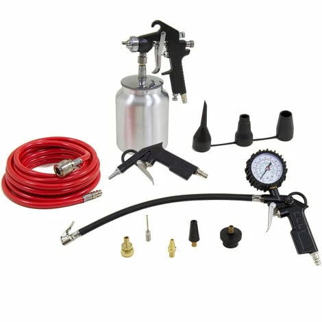 Wolf 13pc Professional Air Spray / Inflator Kit 1 Wolf 13pc Professional Air Spray / Inflator Kit